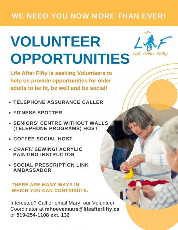 Volunteer Opportunities!